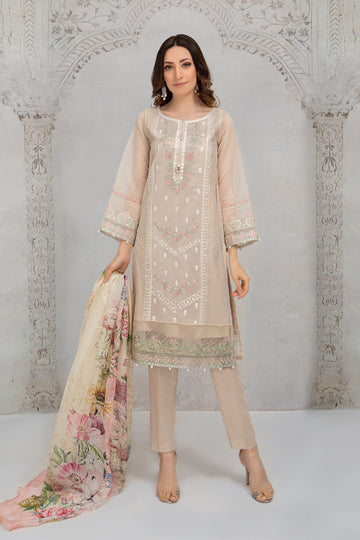 Off White DW-EA21-04 Maria B Casual Wear 2021